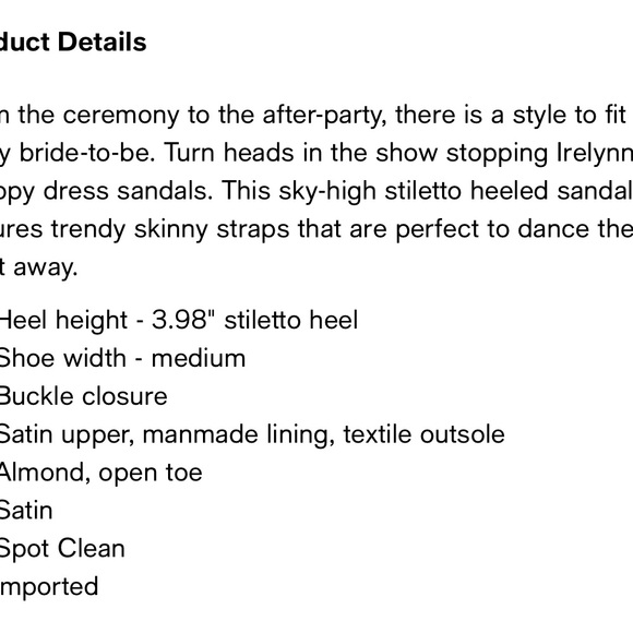 NEW Nine West Heeled Sandals - Elegant & Classy - Picture 8 of 8